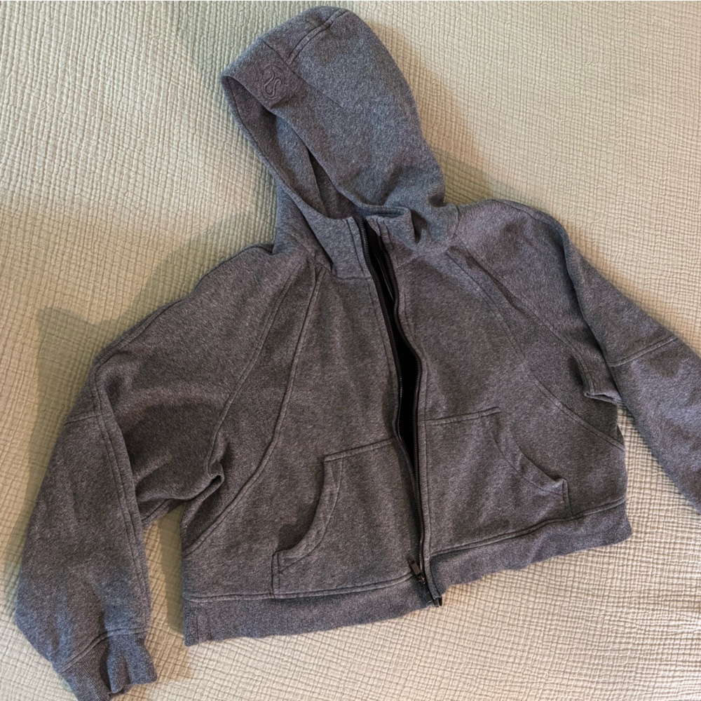 Lululemon Scuba Full Zip Cropped Hoodie